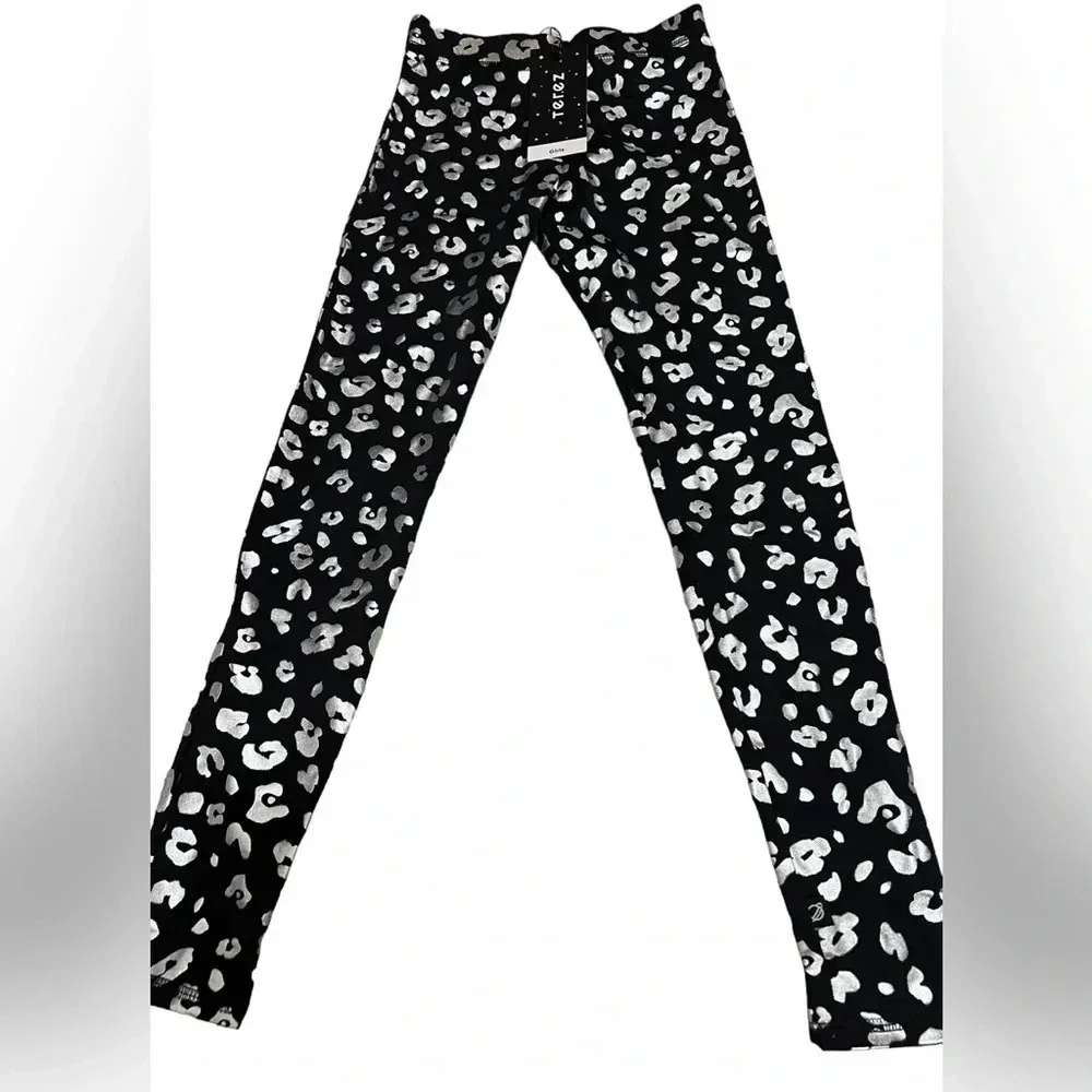 NWT‎ Girls Terez Foil Printed Leggings